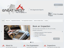 Tablet Screenshot of greatwestfire.com